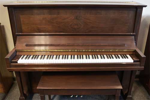 Steinway model K upright piano at 88 Keys Piano warehouse
