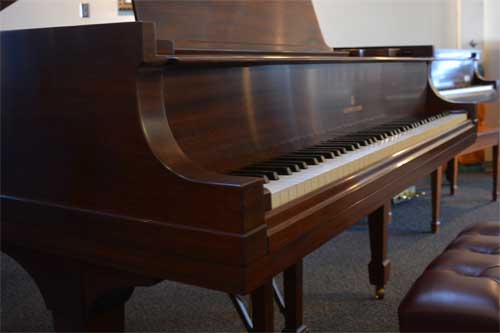 Steinway Model M grand piano soundboard at 88 Keys Piano Warehouse