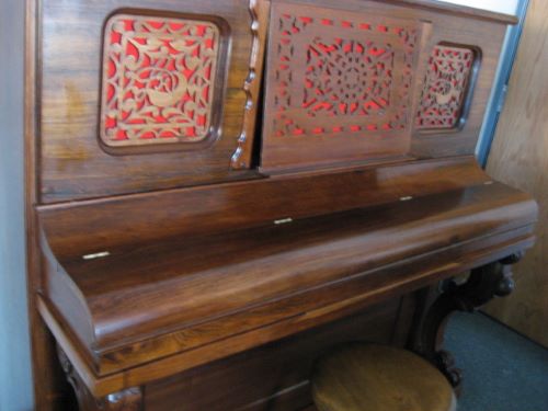 Vintage Lyon and Healy Upright Piano Fallboard at 88 Keys Piano Warehouse & Showroom
