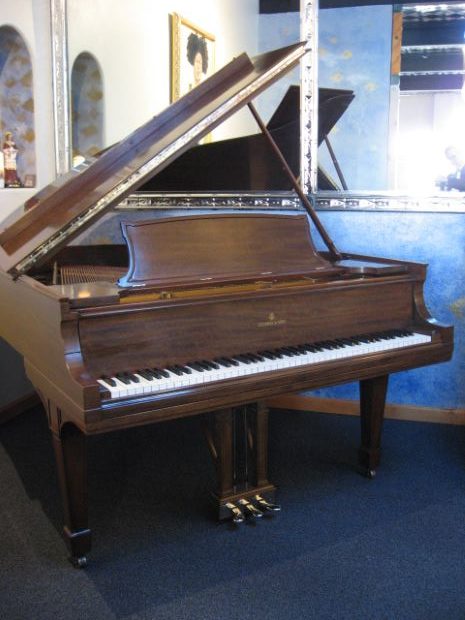 Steinway model O Restored Grand Piano Full Front at 88 Keys Piano Warehouse & Showroom
