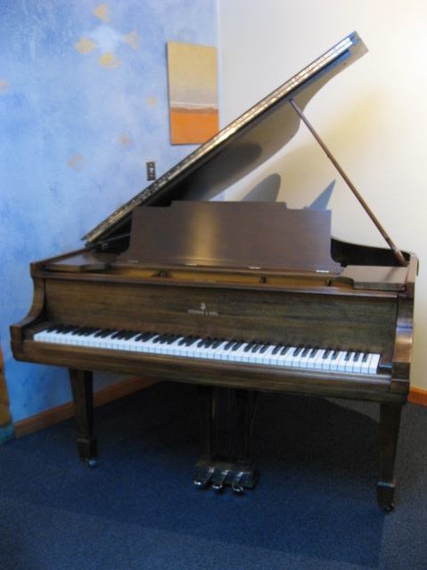 Steinway model M S#215927 Grand Piano Corner at 88 Keys Piano Warehouse & Showroom