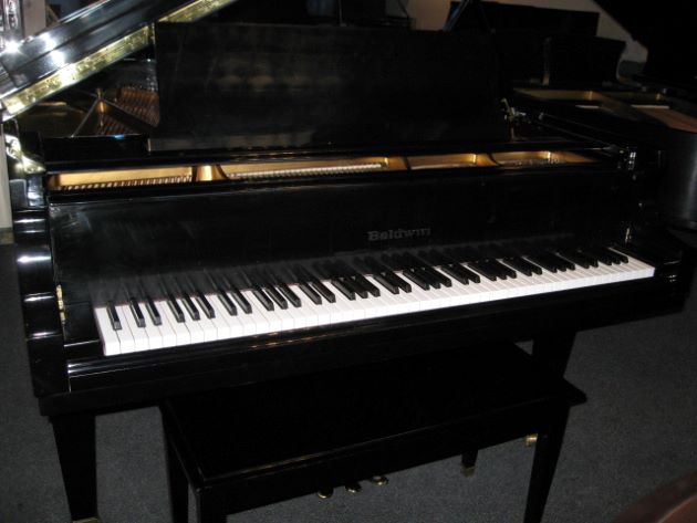 Baldwin model L Grand Piano Front at 88 Keys Piano Warehouse & Showroom