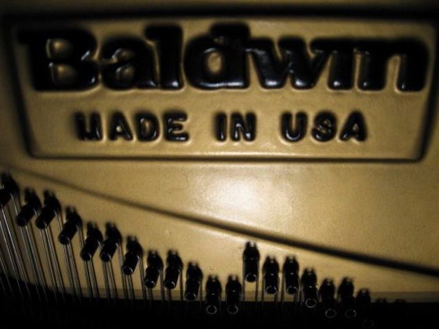 Baldwin model L Grand Piano Plate at 88 Keys Piano Warehouse & Showroom
