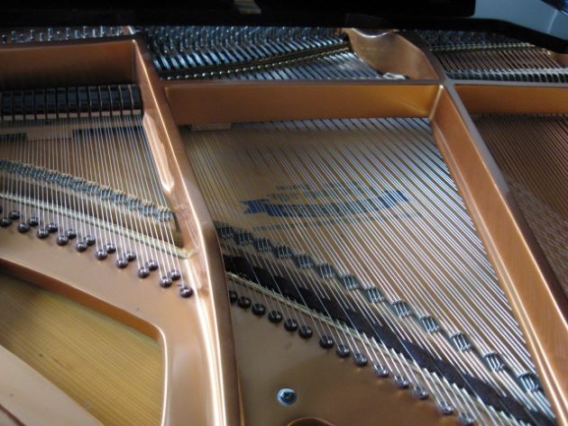 Hallet Davis with QRS Petine Disk player Piano Harp at 88 Keys Piano Warehouse & Showroom