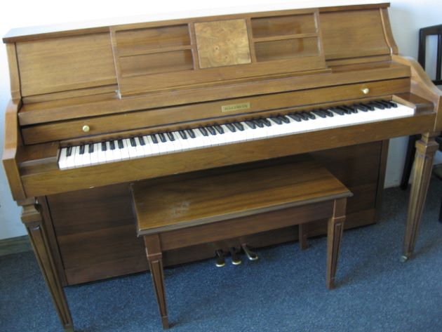 Baldwin Console Piano Front at 88 Keys Piano Warehouse & Showroom