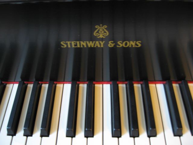 Steinway model S Grand Piano Logo at 88 Keys Piano Warehouse & Showroom