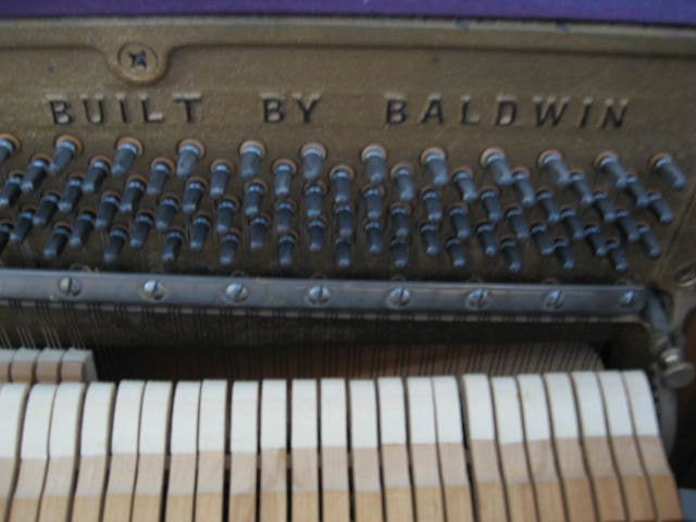 Teakwood Acrosonic Spinet Piano Baldwin at 88 Keys Piano Warehouse & Showroom
