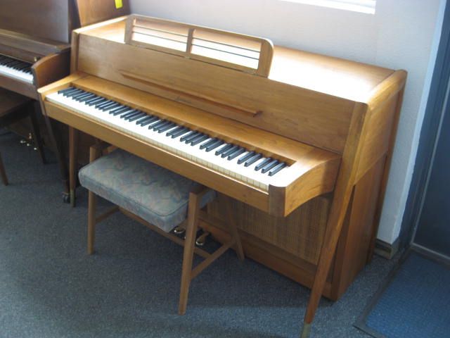 Teakwood Acrosonic Spinet Piano Bench at 88 Keys Piano Warehouse & Showroom