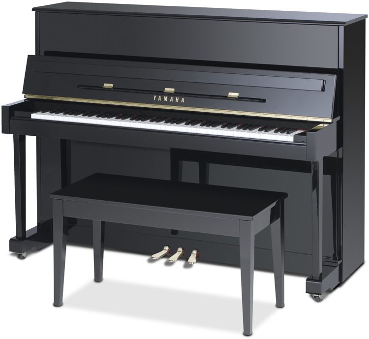 Yamaha model T118 Studio Upright Piano Treble at 88 Keys Piano Warehouse & Showroom