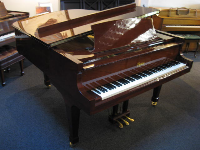 Boston model GP178 Grand Piano Half Lid at 88 Keys Piano Warehouse & Showroom