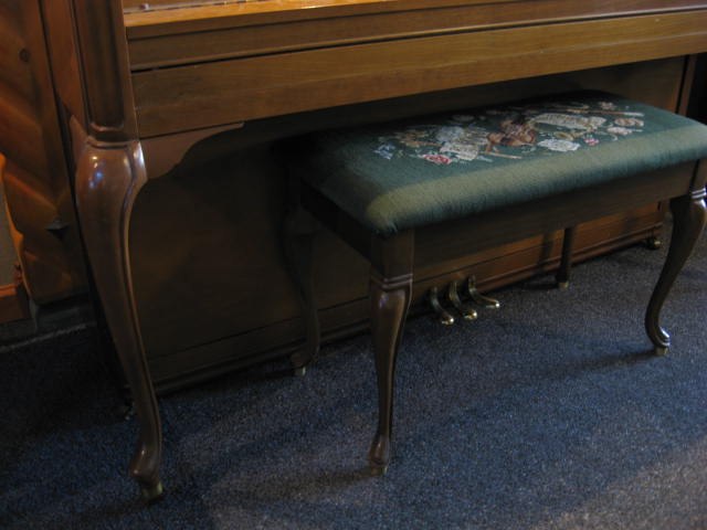 Story and Clark Queen Anne Console Piano Legs at 88 Keys Piano Warehouse & Showroom