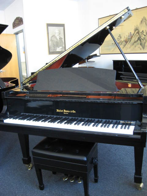 Hallet Davis model H-152 Grand Piano Treble at 88 Keys Piano Warehouse & Showroom