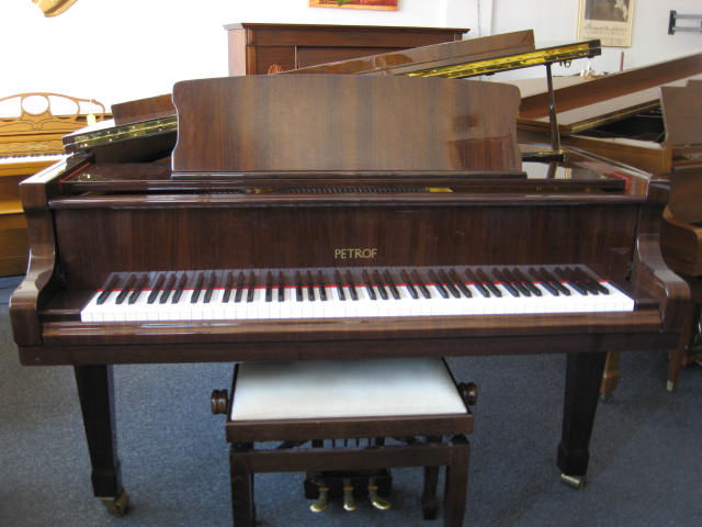 Petrof model V Grand Piano Front at 88 Keys Piano Warehouse & Showroom