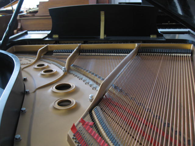 Steinway model L Ebony Grand Piano Tail at 88 Keys Piano Warehouse & Showroom