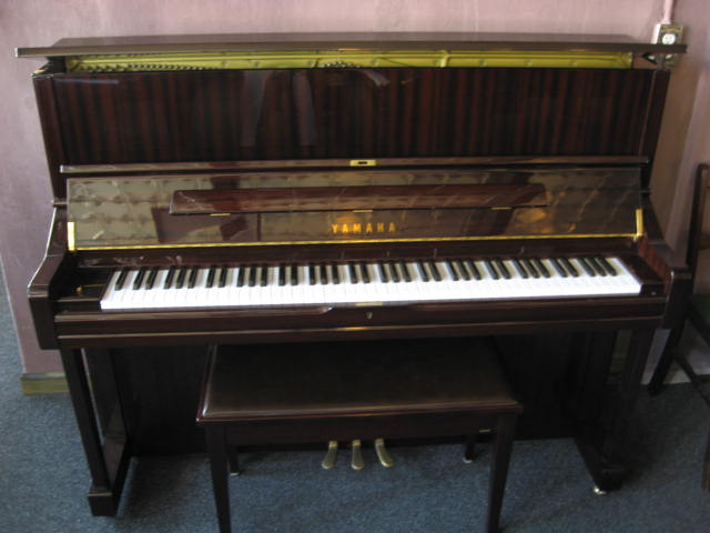 Yamaha model U1 Studio Upright Piano in Mahogany Lid at 88 Keys Piano Warehouse & Showroom