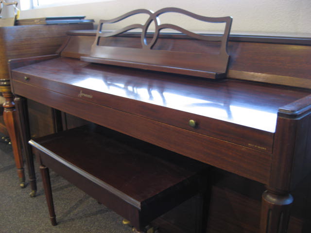 Acrosonic Spinet Piano by Baldwin 3 Fallboard at 88 Keys Piano Warehouse