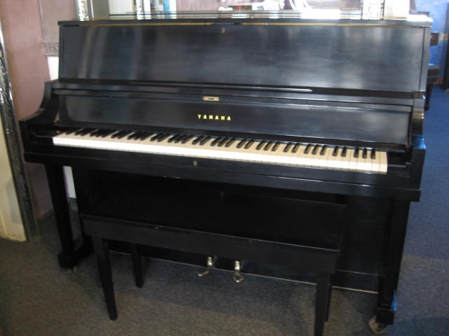 Yamaha model P2 Studio Upright Piano 2 Front at 88 Keys Piano Warehouse