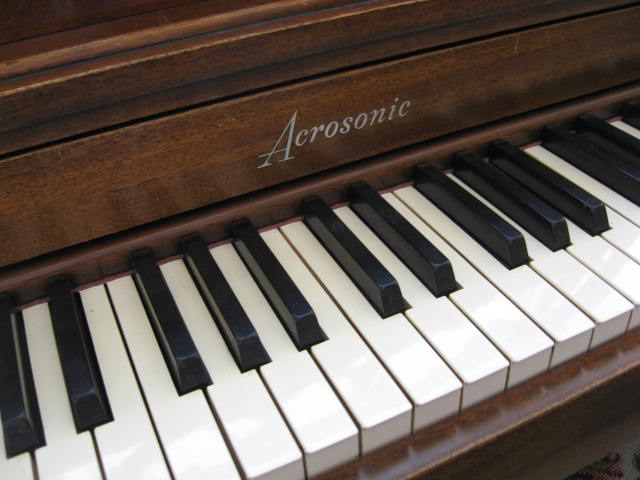 Acrosonic Spinet Piano by Baldwin 4 Decal at 88 Keys Piano Warehouse