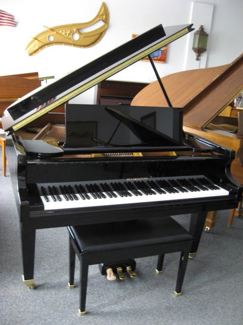 Hamilton model H396 Grand Piano by Baldwin Front at 88 Keys Piano Warehouse