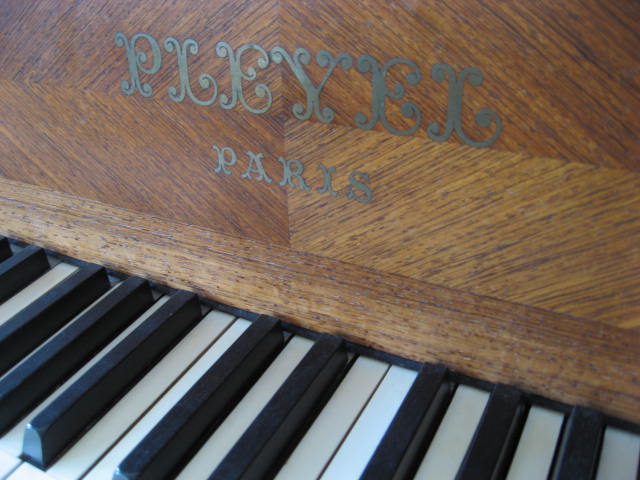 Crafted in France Pleyel Grand Piano Decal at 88 Keys Piano Warehouse