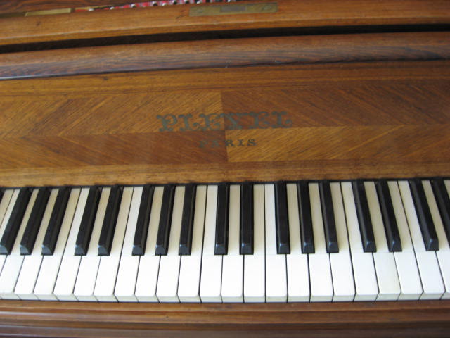 Crafted in France Pleyel Grand Piano Ivories at 88 Keys Piano Warehouse