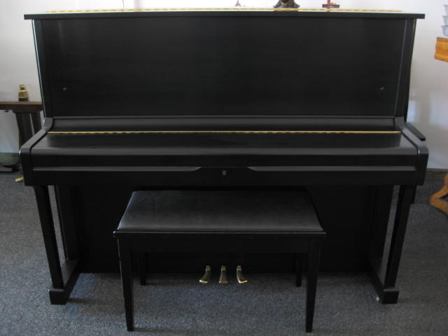 Yamaha model U1 Studio Upright Piano 4 Fallboard at 88 Keys Piano Warehouse