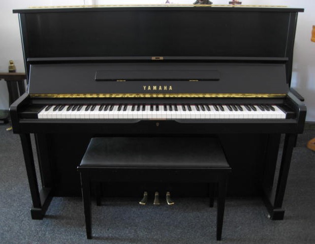 Yamaha model U1 Studio Upright Piano Front at 88 Keys Piano Warehouse