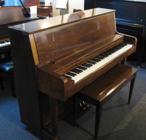 Charles Walter Studio Upright Piano Bass at 88 Keys Piano Warehouse