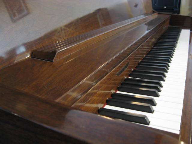 Charles Walter Studio Upright Piano Desk at 88 Keys Piano Warehouse