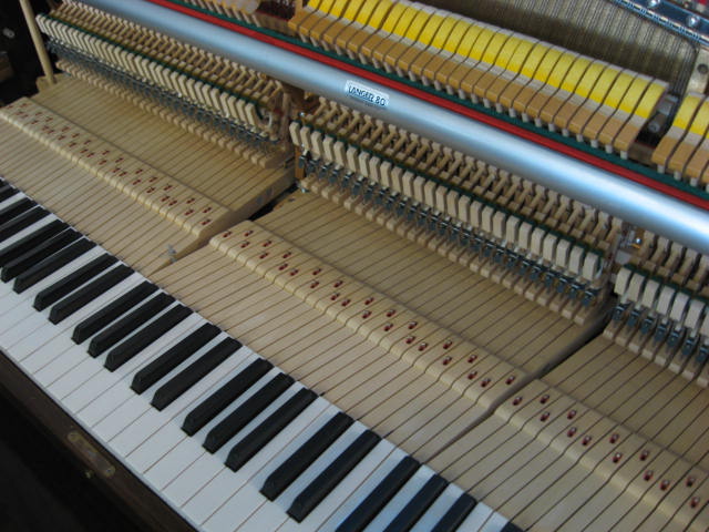 Charles Walter Studio Upright Piano Keys at 88 Keys Piano Warehouse