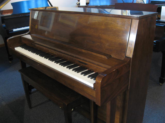 Charles Walter Studio Upright Piano Tenor at 88 Keys Piano Warehouse