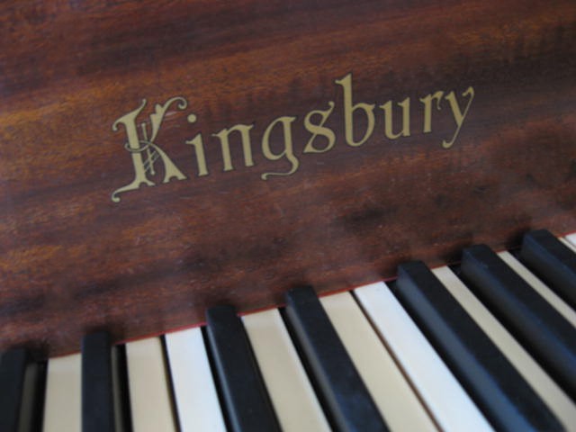 Kingsbury Upright Piano Decal at 88 Keys Piano Warehouse