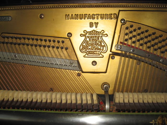 Kingsbury Upright Piano Plate at 88 Keys Piano Warehouse