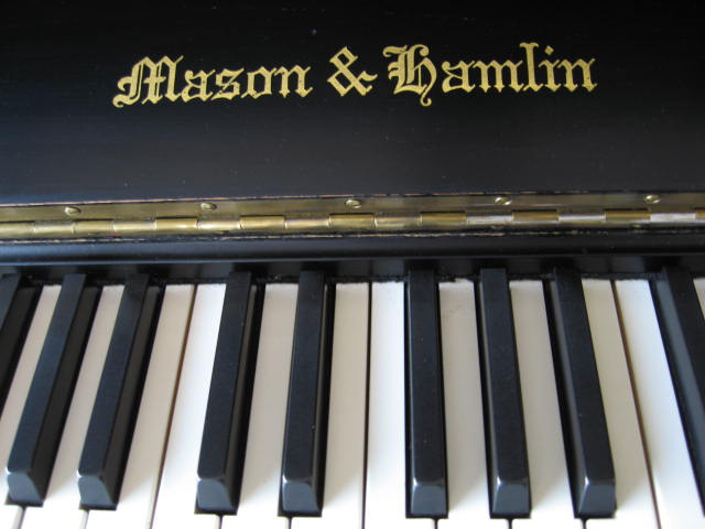 Mason & Hamlin model 50 Upright Piano Decal at 88 Keys Piano Warehouse