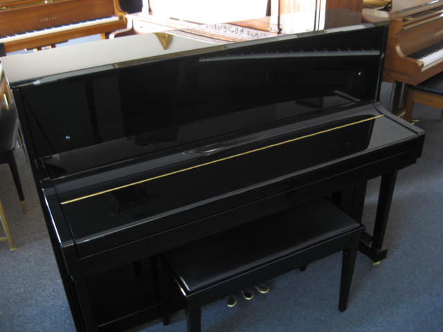 Pearl River model UP-115M5 Studio Upright Piano Fallboard at 88 Keys Piano Warehouse