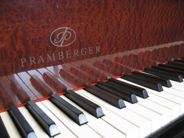 Pramberger model JP-185 Grand Piano 2 Decal at 88 Keys Piano Warehouse